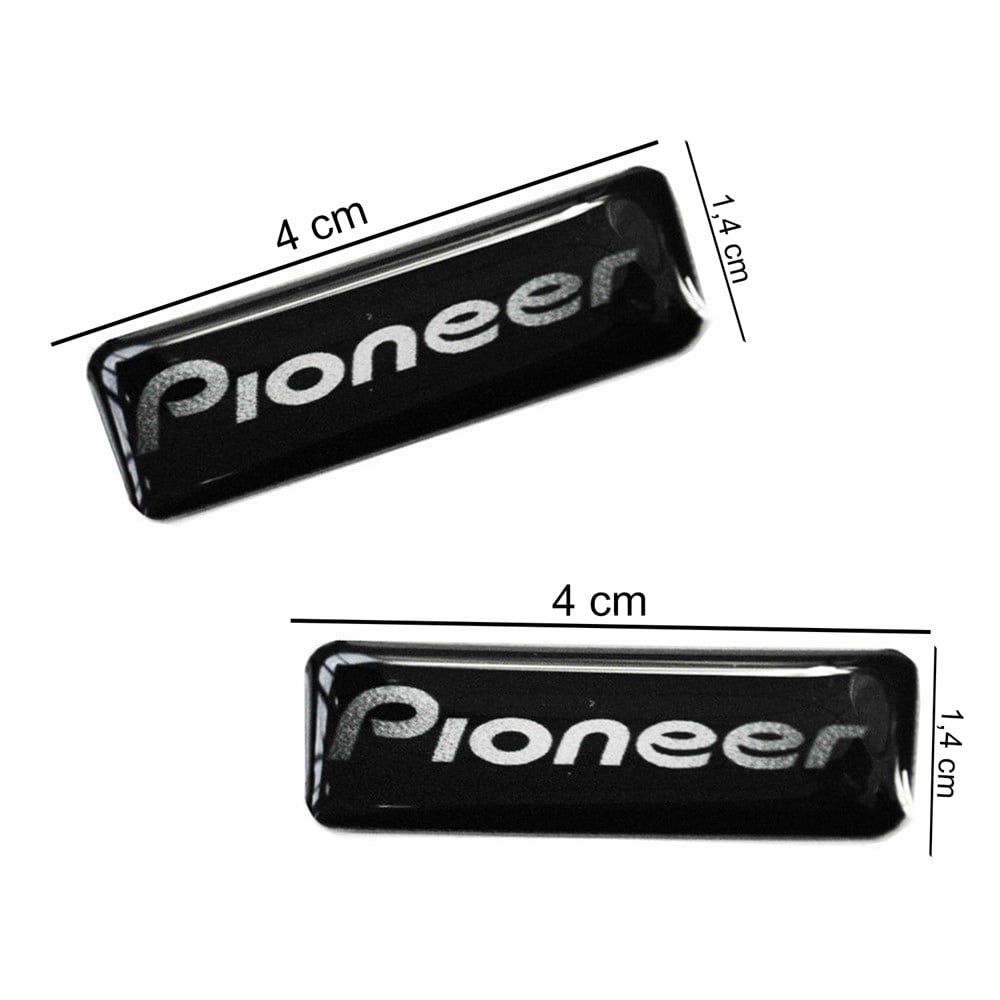 PIONEER 3D STICKER 2 ADET
