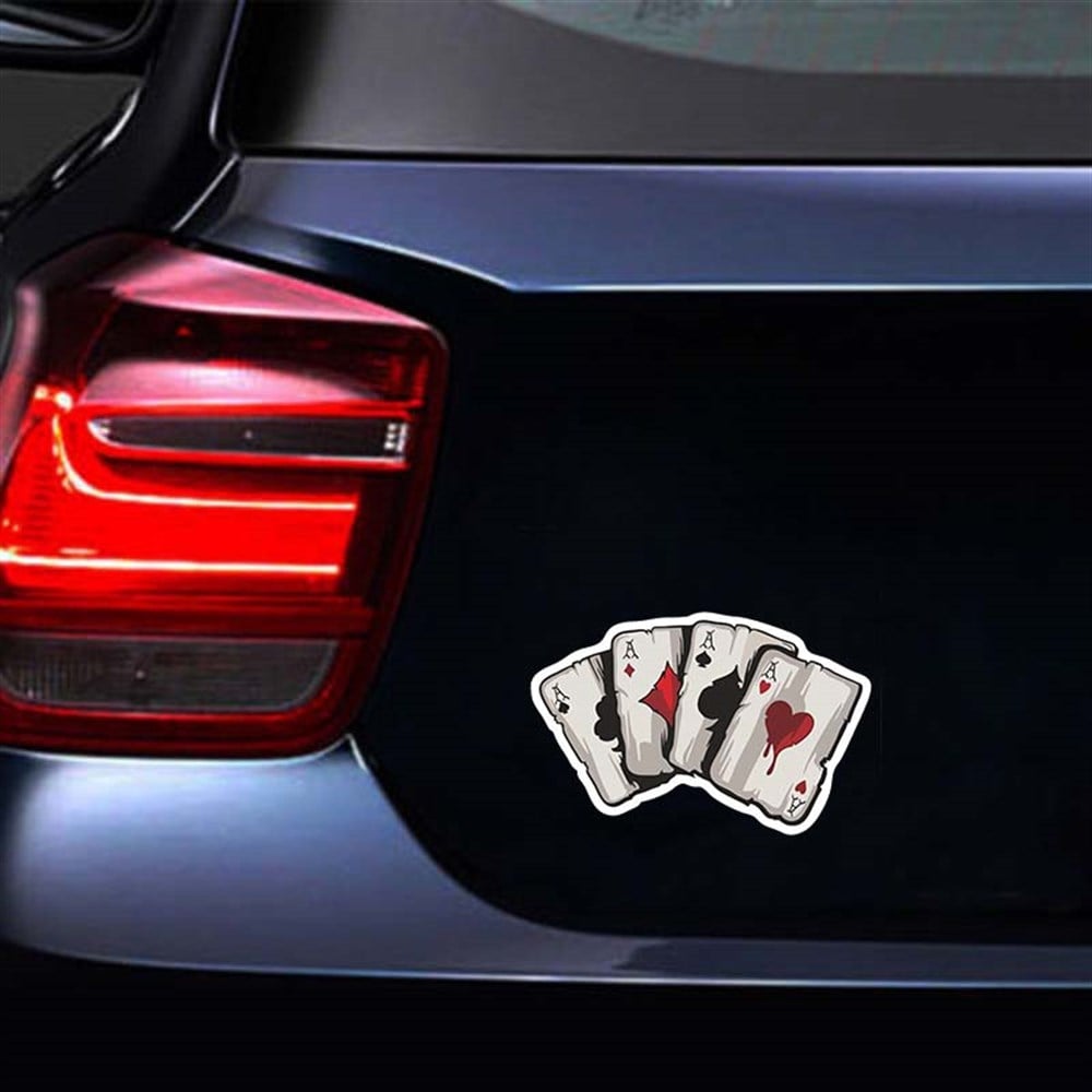 Poker Kağıdı Sticker