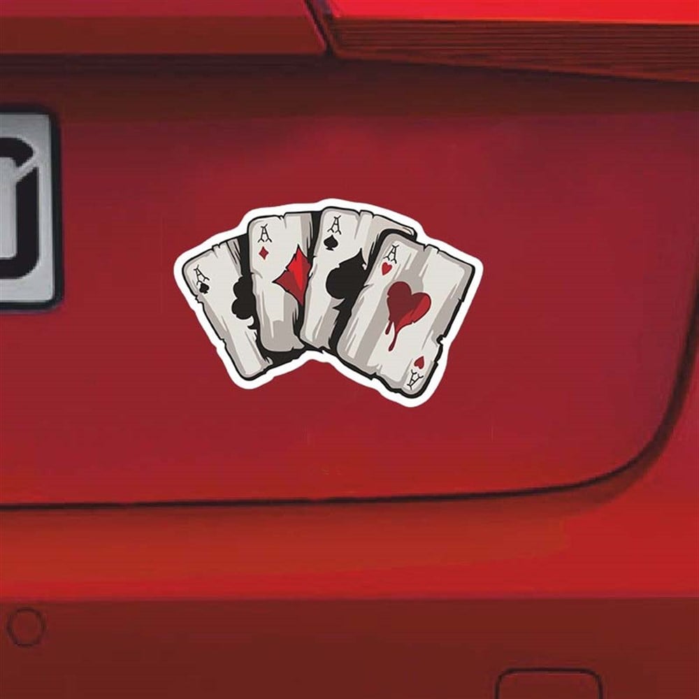Poker Kağıdı Sticker