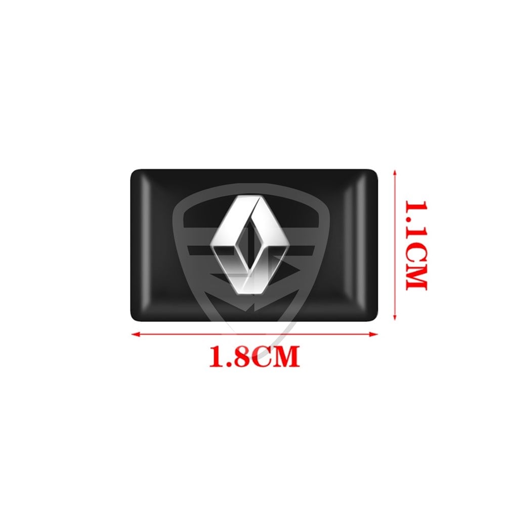 Renault Megane 2 İçin Dekoratif 3D Sticker 10 Adet