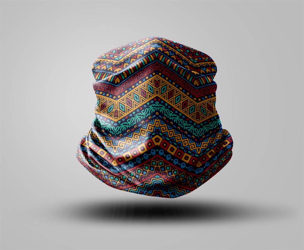 Renkli Desenli Bandana