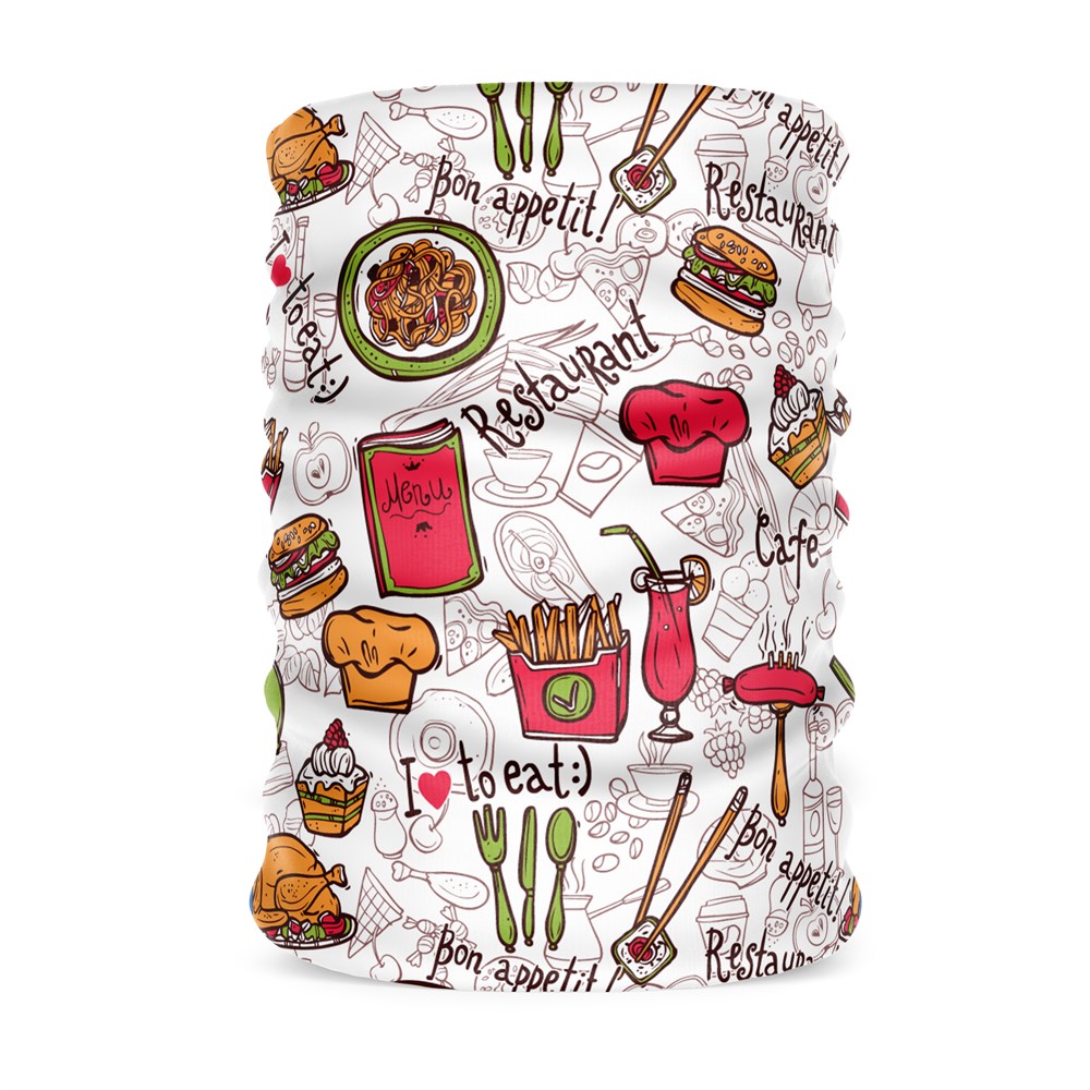 Restaurant  Kadın Bandana Saç Bandı Toka Boyunluk