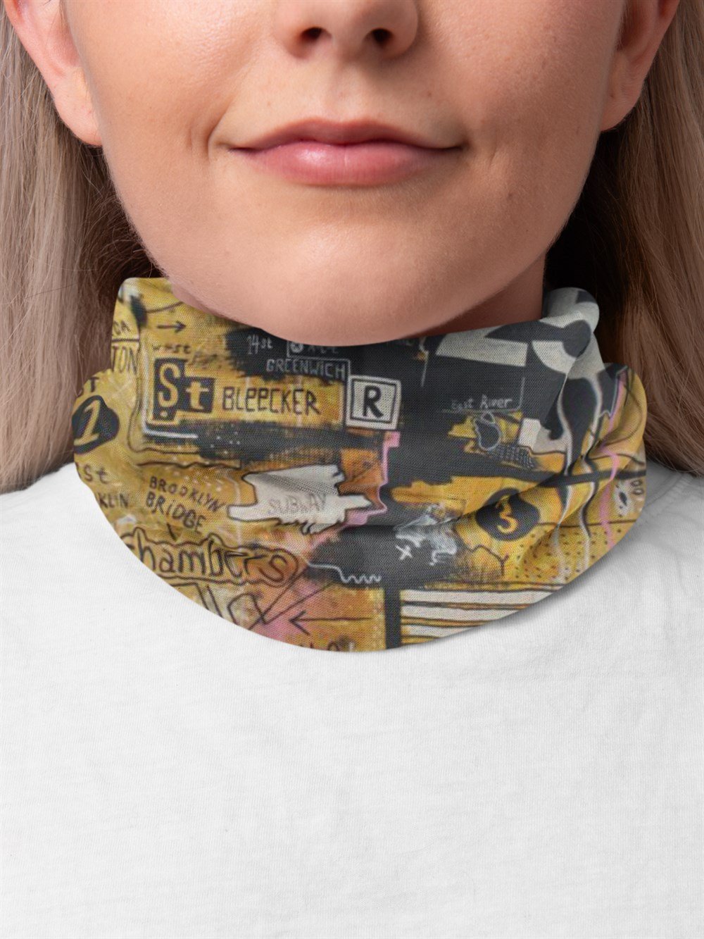 Retro Kadın Bandana Saç Bandı Toka Boyunluk