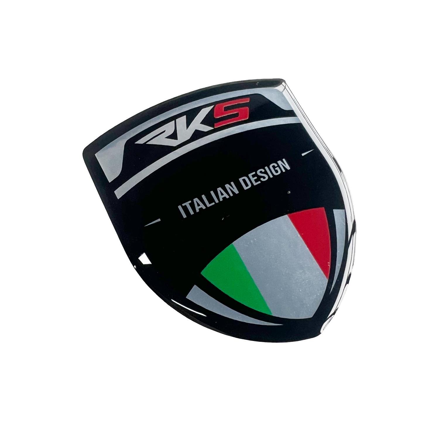 Rks 3D Gümüş Arma Sticker Redlinegrafik