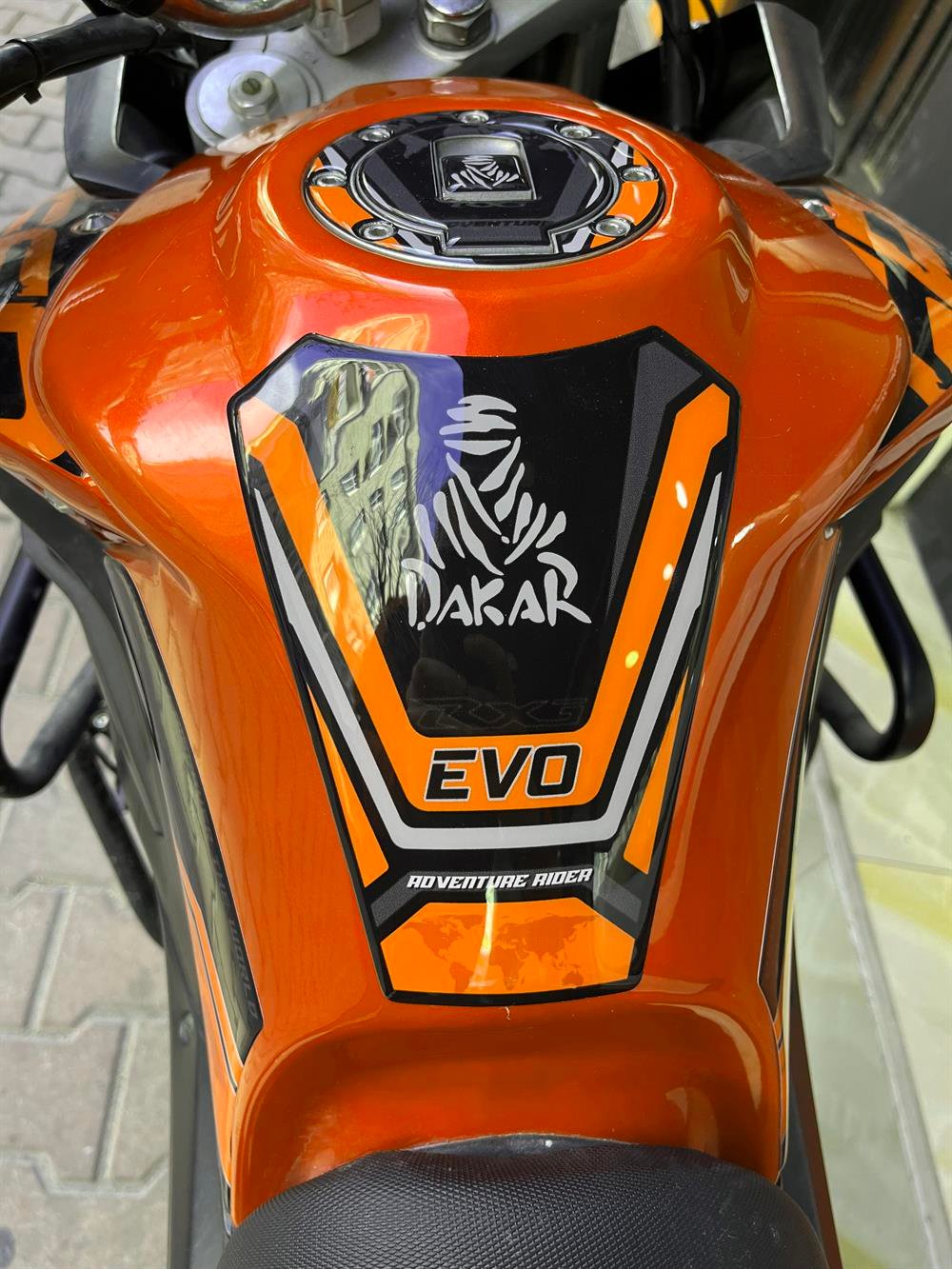 Rx3i Evo Full Sticker Pad Set Siyah Turuncu Rx3 Evo