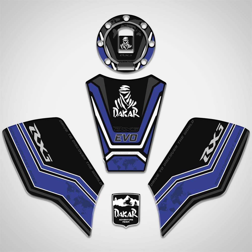 Rx3i Evo Tank Pad Set Siyah Mavi Rx3 Evo