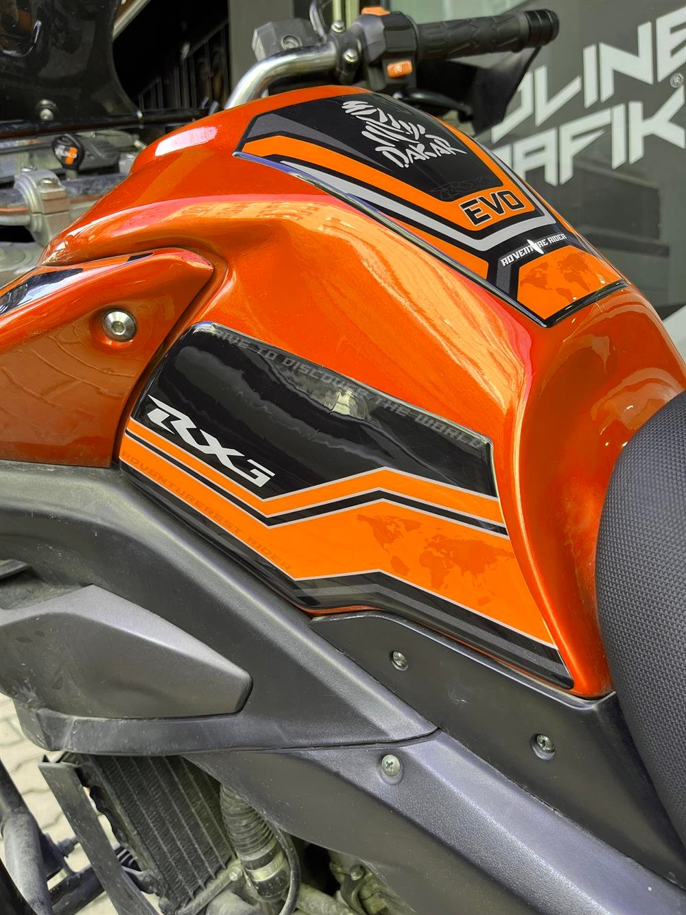 Rx3i Evo Tank Pad Set Siyah Turuncu Rx3 Evo