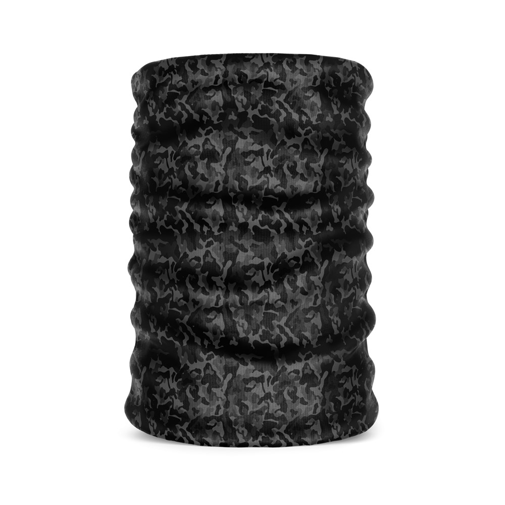 Siyah Kmuflaj Desen Bandana Saç Bandı Toka Boyunluk