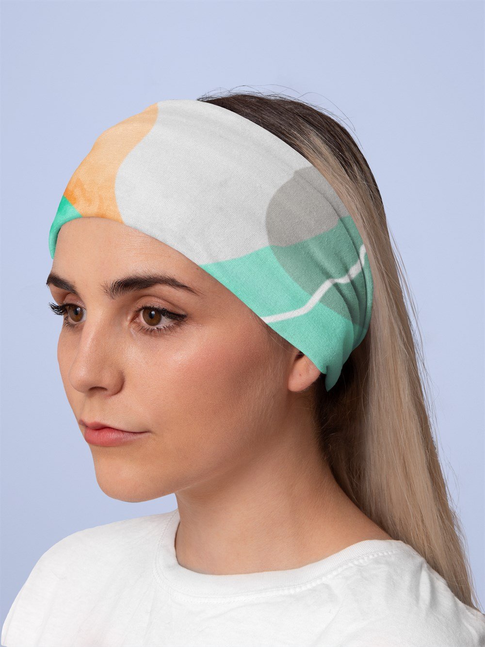 Stain Kadın Bandana Saç Bandı Toka Boyunluk