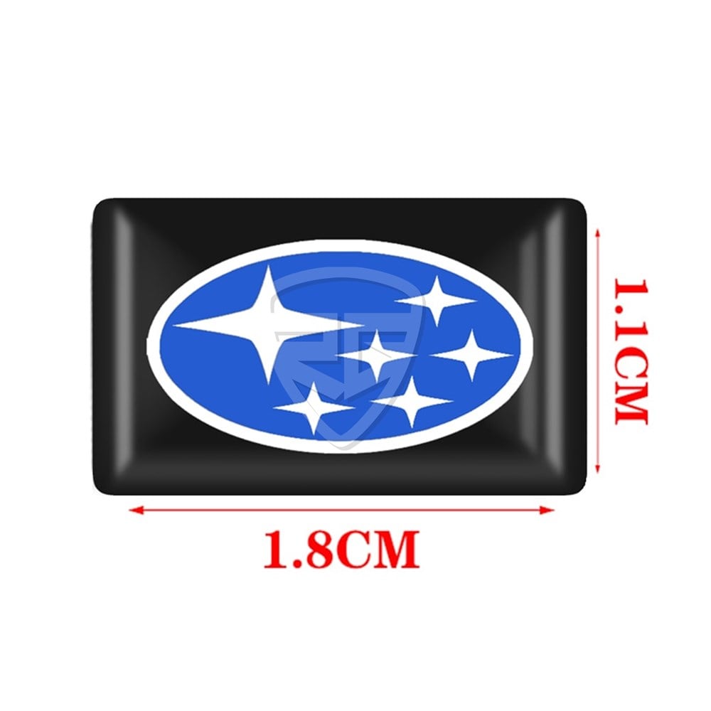 Subaru Dekoratif 3D Sticker 10 Adet