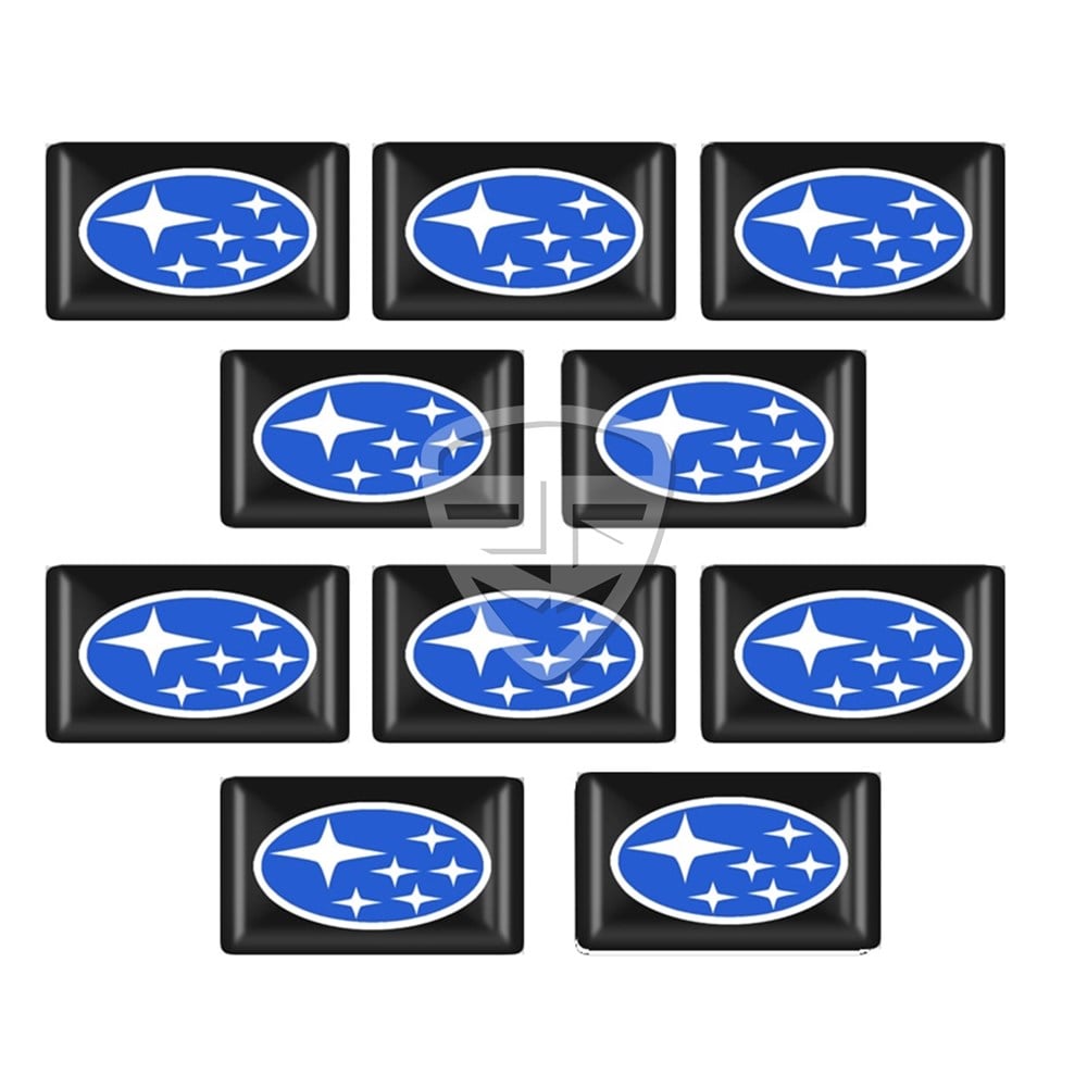 Subaru Dekoratif 3D Sticker 10 Adet