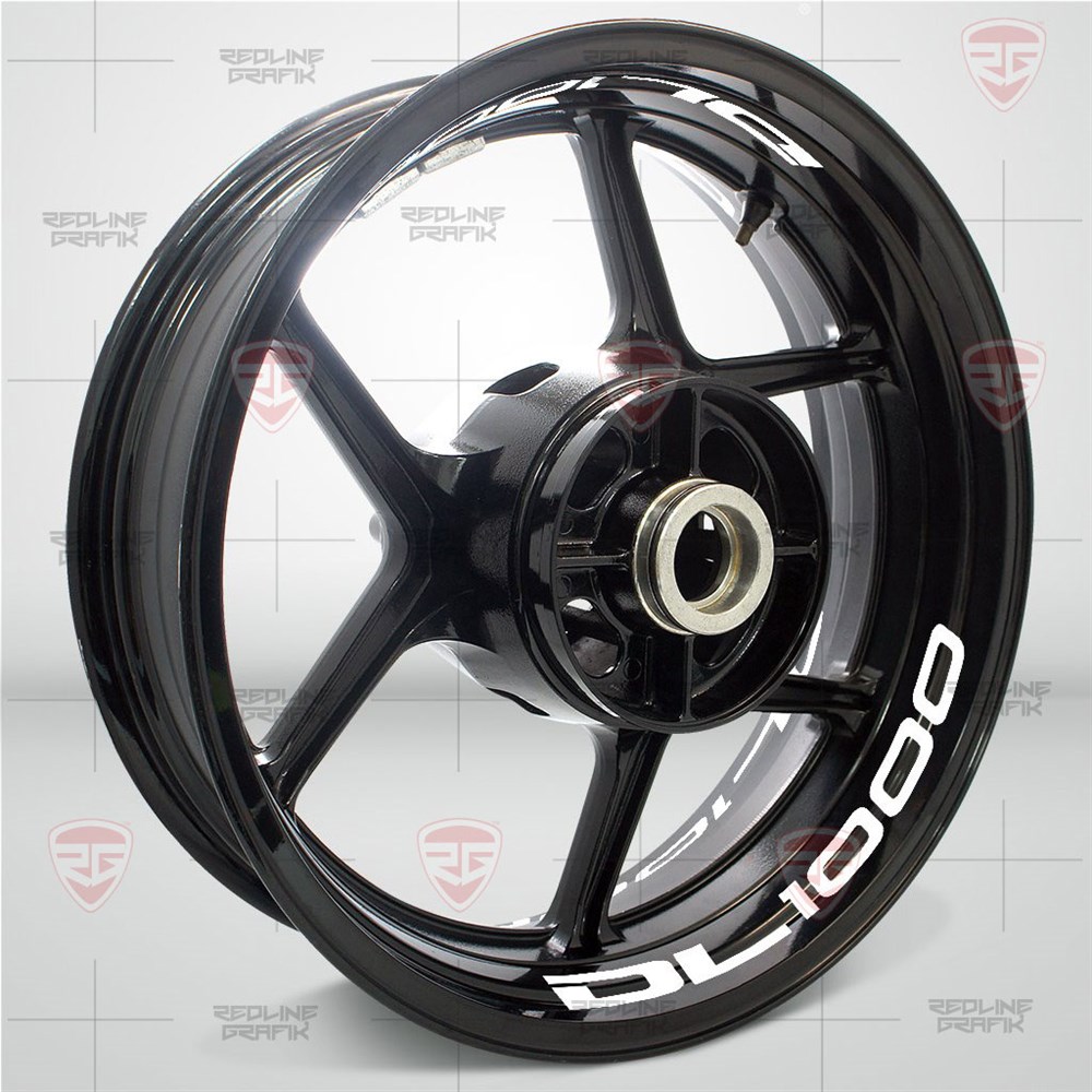 Suzuki DL1000 Reflektif Beyaz Jant Şeridi