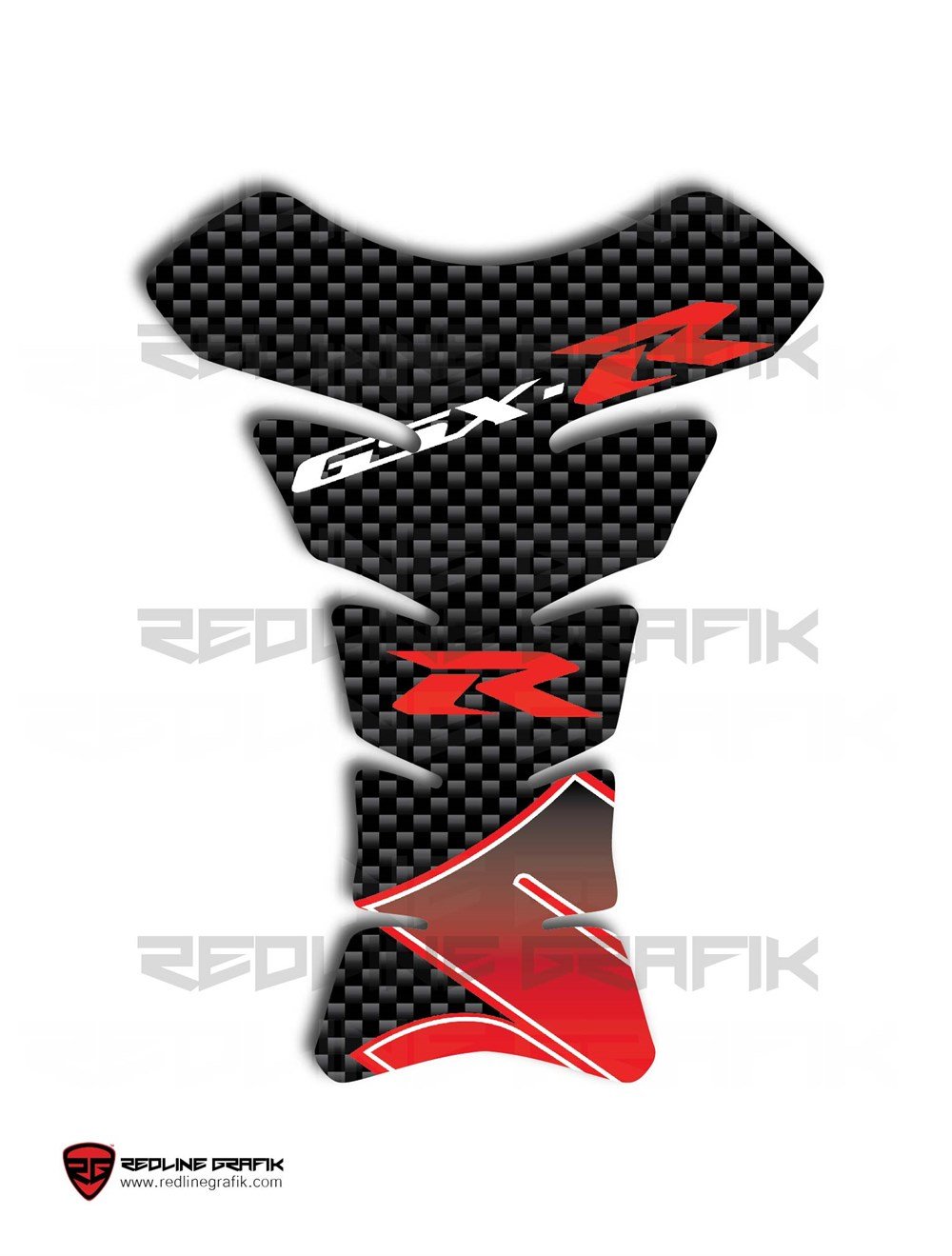 Suzuki Gsxr Kırmızı Tank Pad