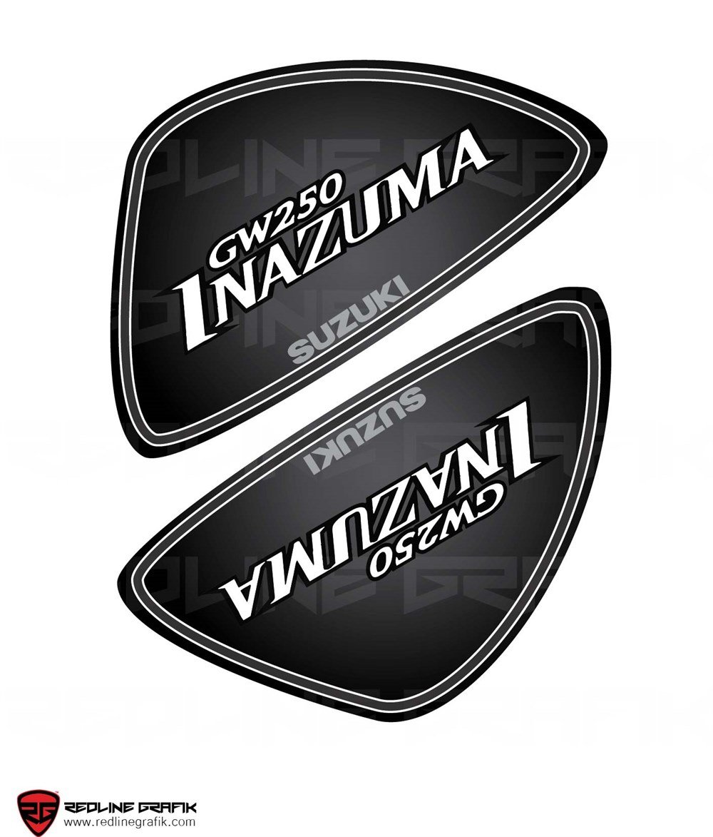 Suzuki İnazuma Siyah Yan Pad