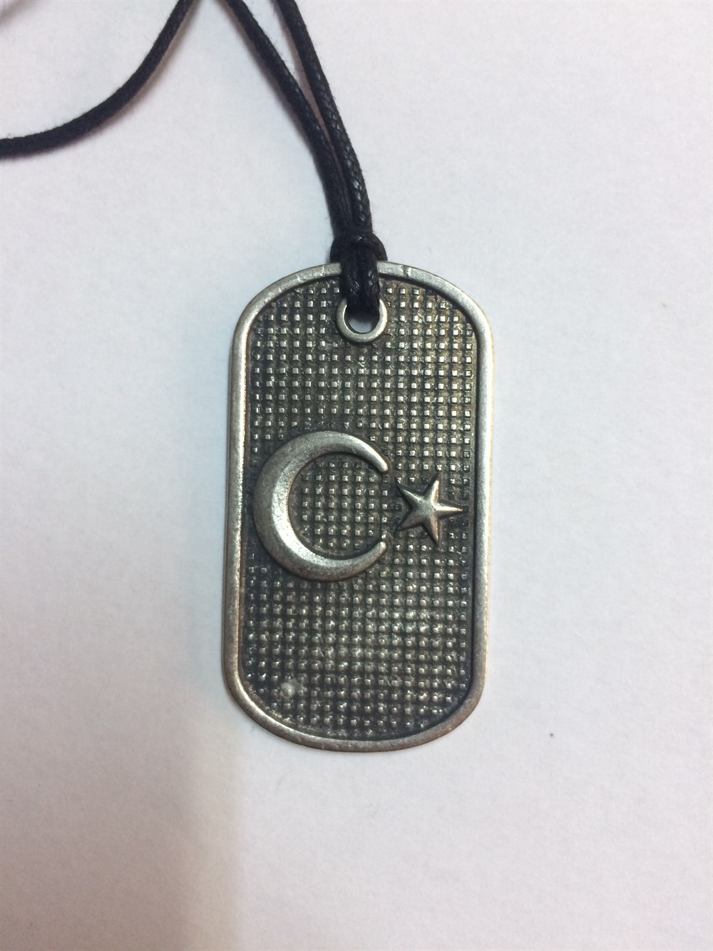 Türk Bayrak Künye Kolye