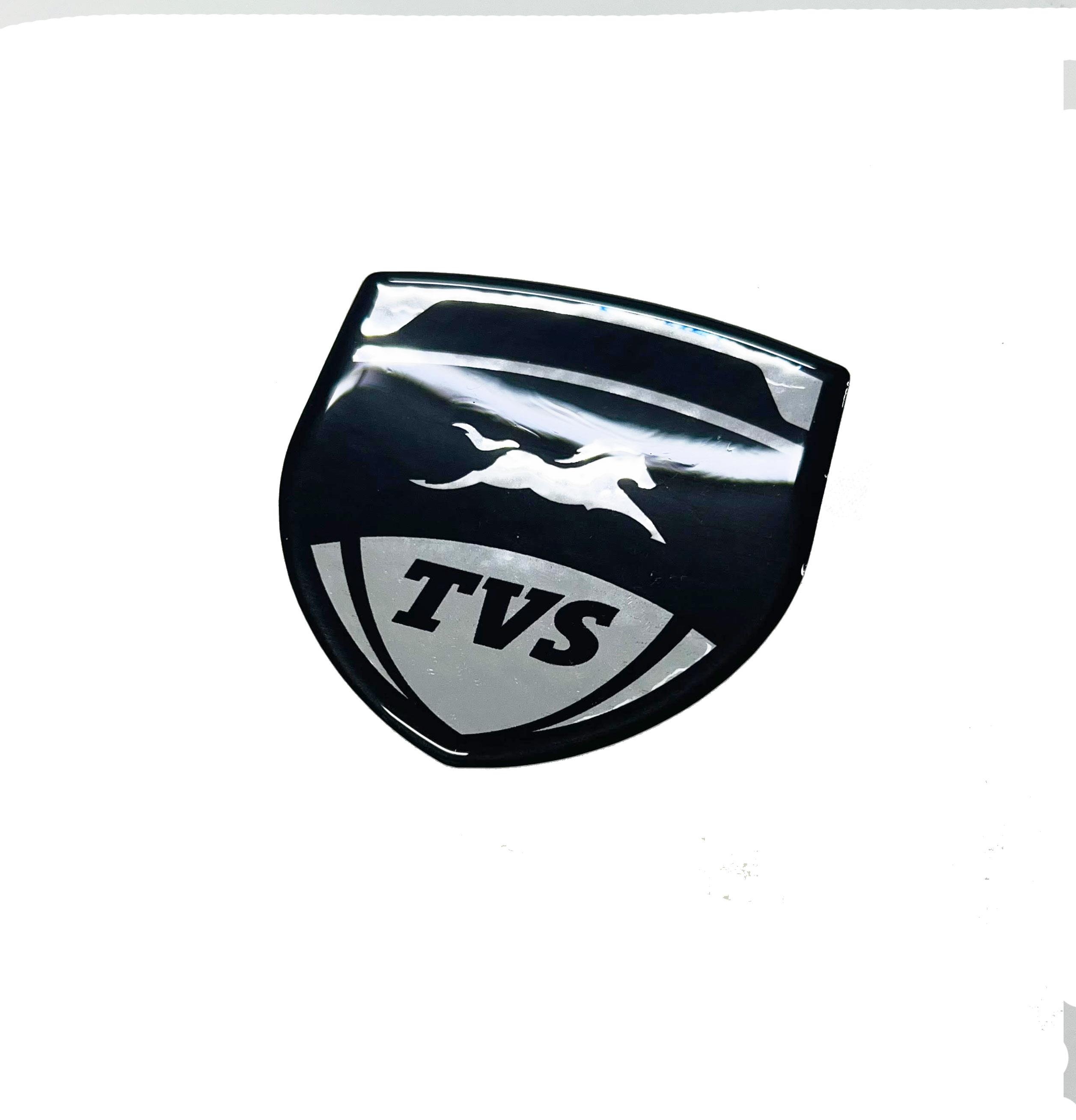 Tvs Ntorq 3D Gümüş Arma Sticker Redlinegrafik