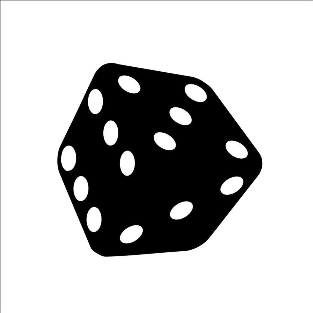 Üç Boyutlu Zar Araç Oto Sticker