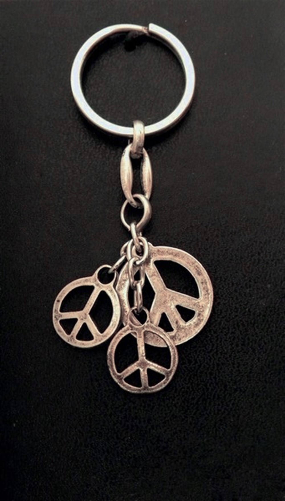 Üçlü Peace Barış Anahtarlık