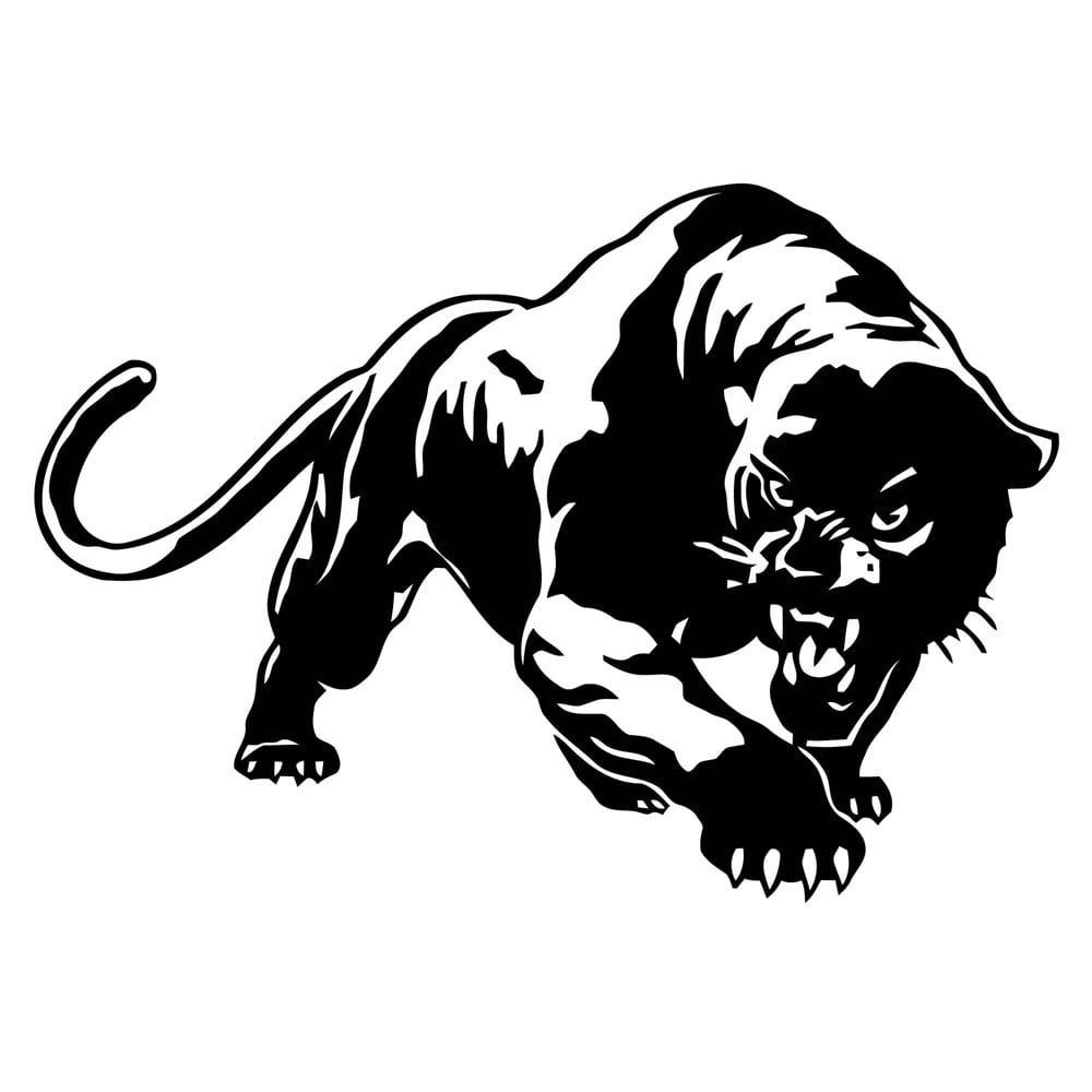 Vahşi Panter Araba Sticker 90X 63