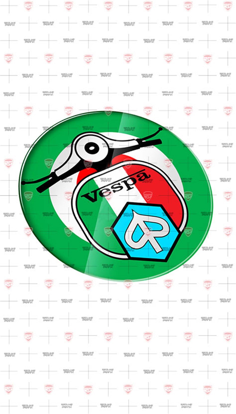 Vespa Sprint GTS GTV LX PX GS SS 50 125 150 200 300 300ie 3D Sticker 