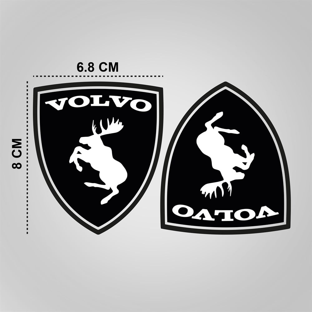 Volvo Logo 3D Arma Amblem Sticker 
