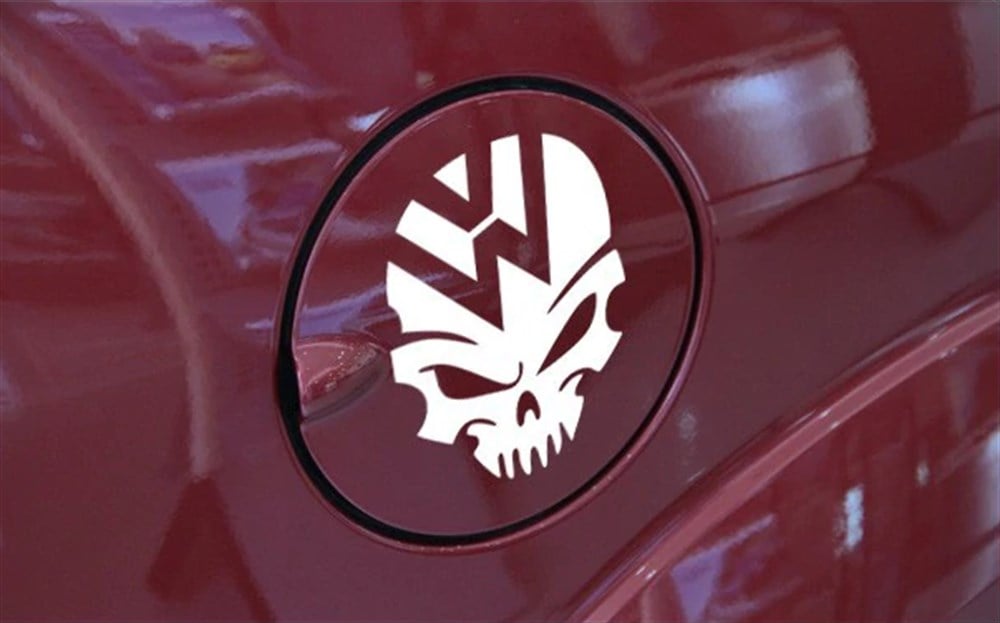 VW Kuru Kafa Beyaz Sticker