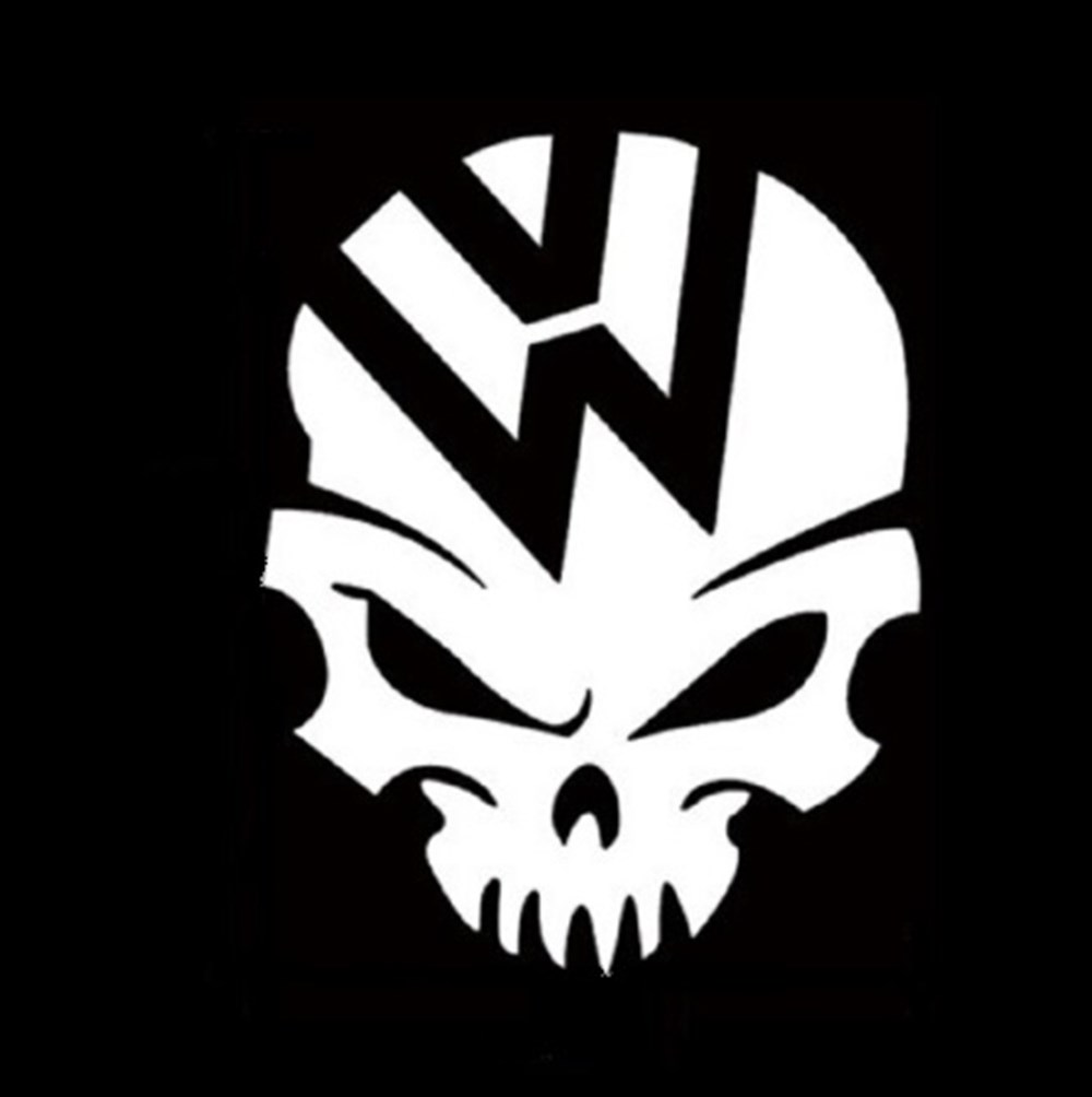 VW Kuru Kafa Beyaz Sticker