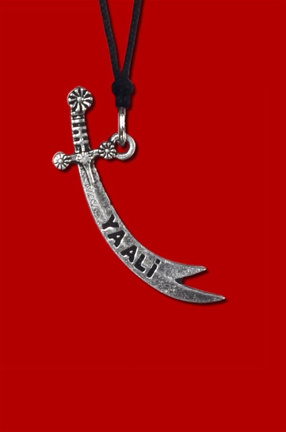 Ya Ali Kılıçlı Kolye
