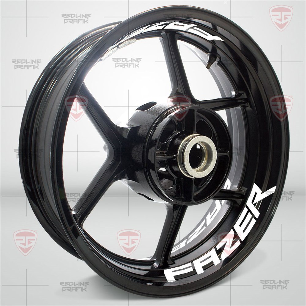 Yamaha Fazer Beyaz Jant Şeridi