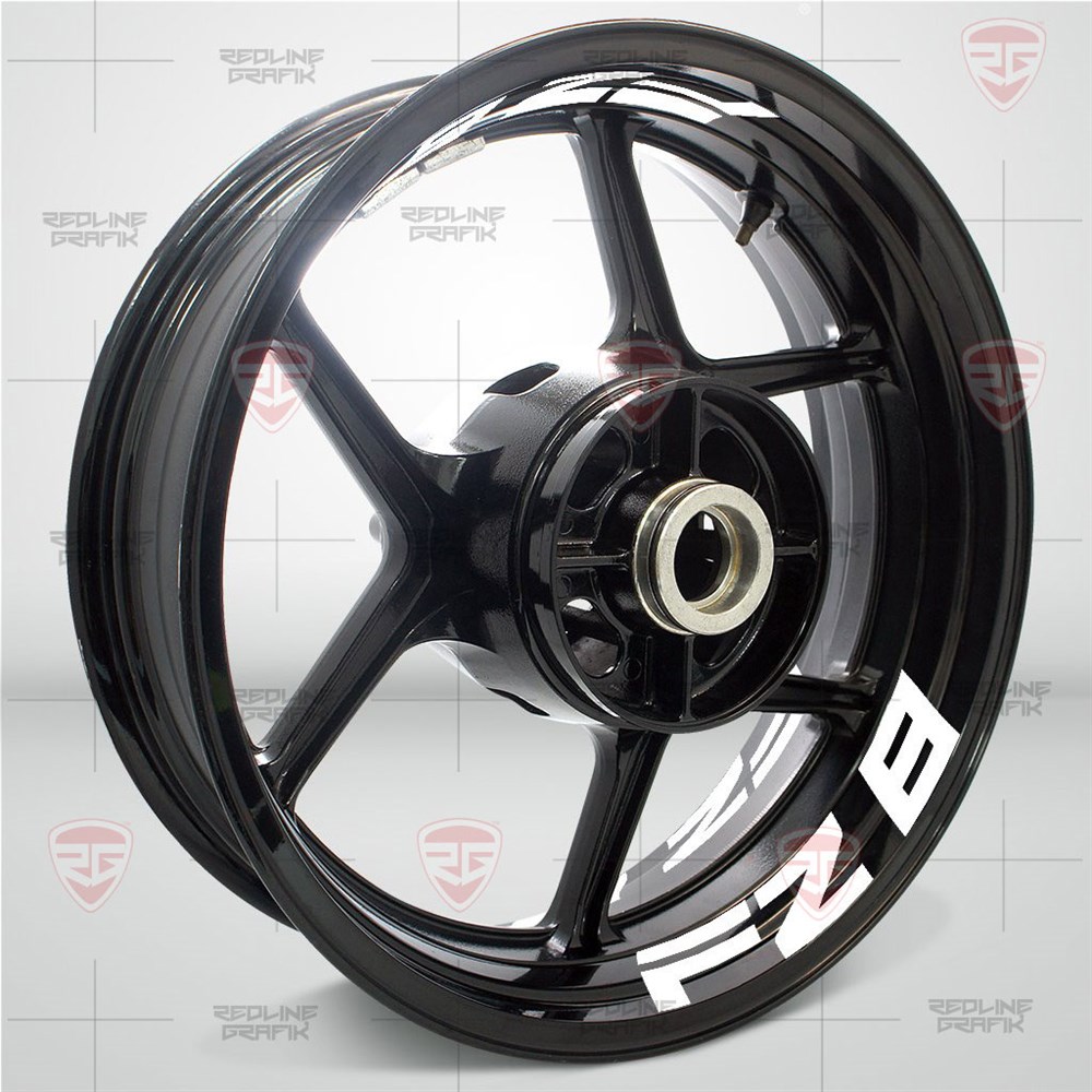 Yamaha FZ8 Beyaz Jant Şeridi