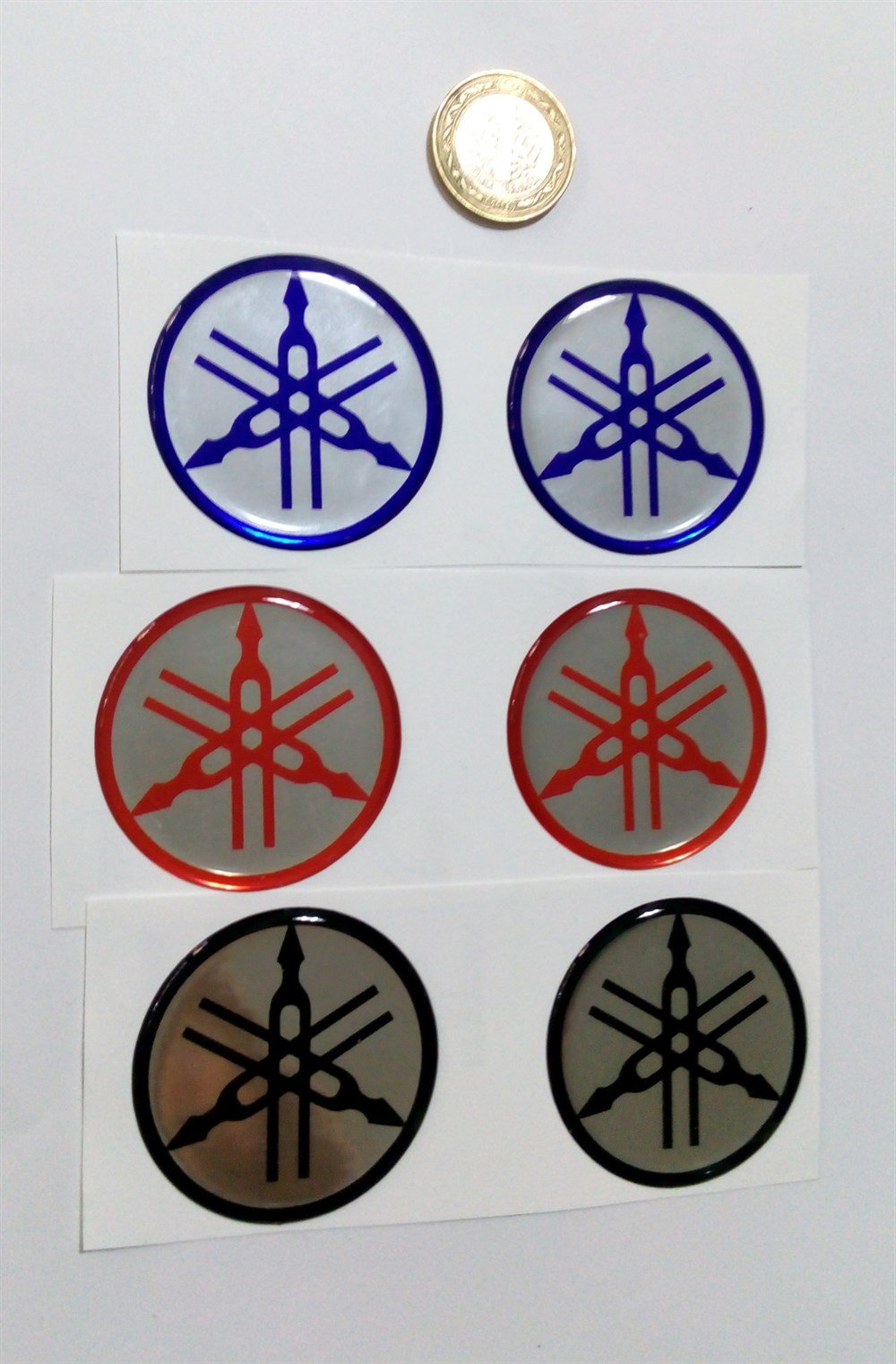 Yamaha Kabartmalı Logo Sticker