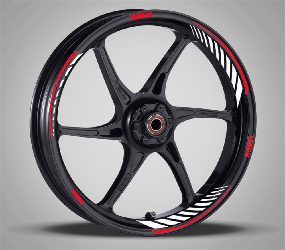 Yamaha Kırmızı Beyaz Jant Şerit Takımı