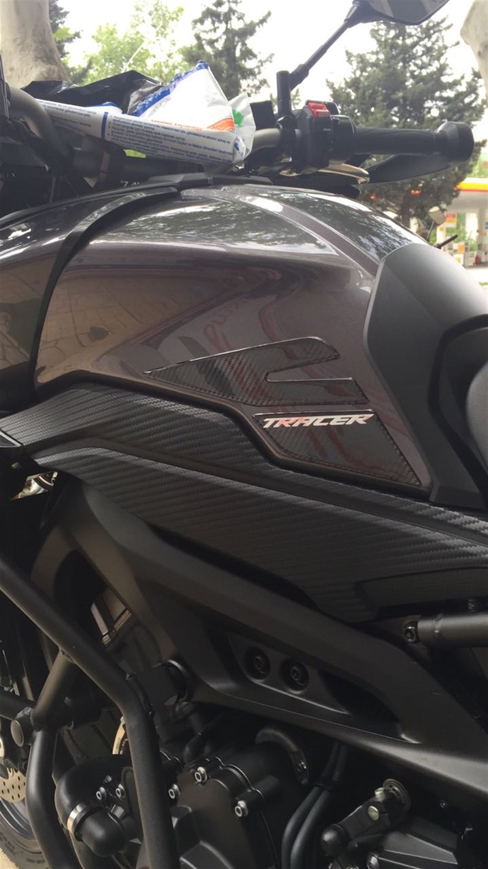 Yamaha Mt 07 Tracer Karbon Yan Pad Sticker