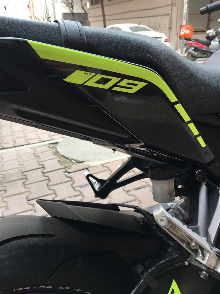 Yamaha MT 09 Full Neon Sarı Set
