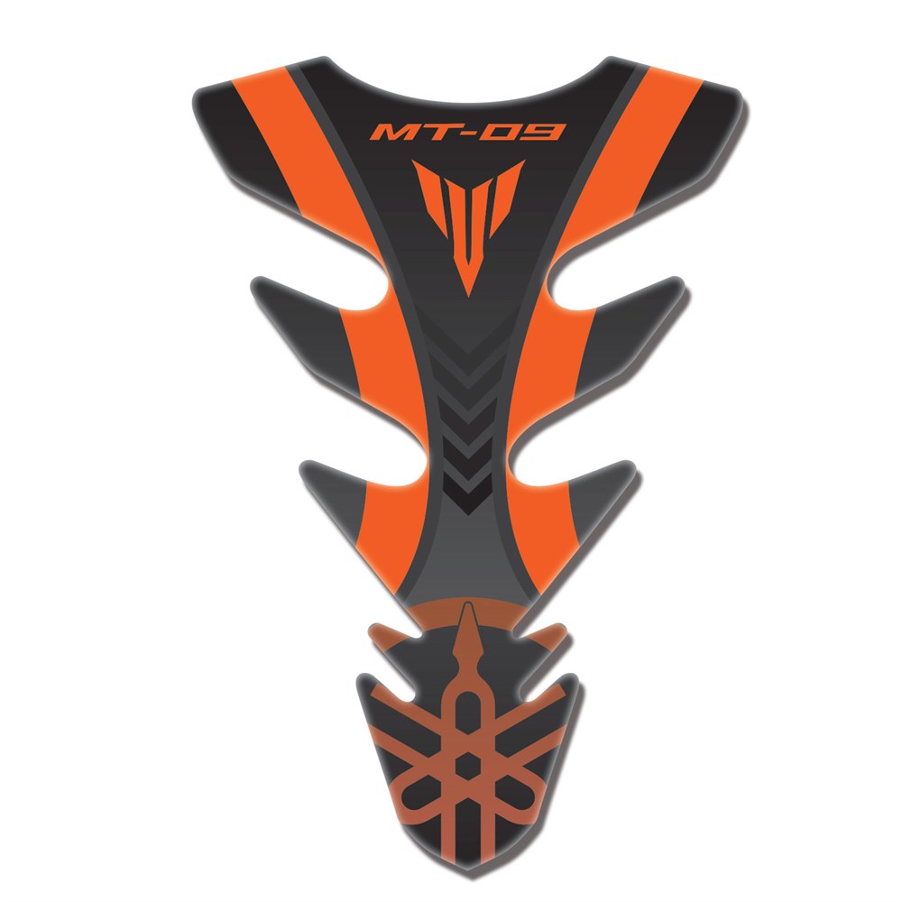 Yamaha MT-09 Turuncu Siyah Tank Pad Yamaha