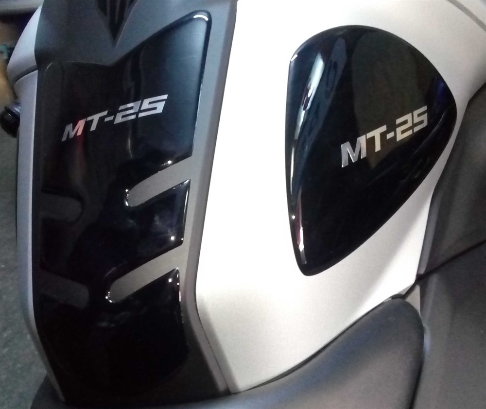 Yamaha MT-25 Yan Pad Siyah - Şeffaf