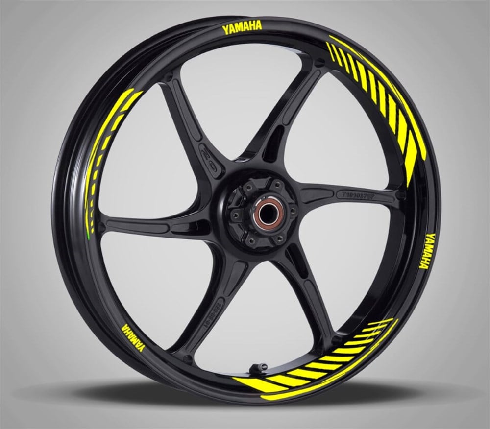 Yamaha Neon Sarı Jant Şerit Takımı