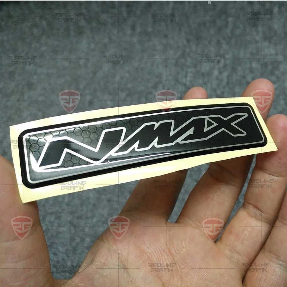 Yamaha Nmax Sticker Siyah Beyaz Kabartmalı  2 Adet Ücretsiz Kargo