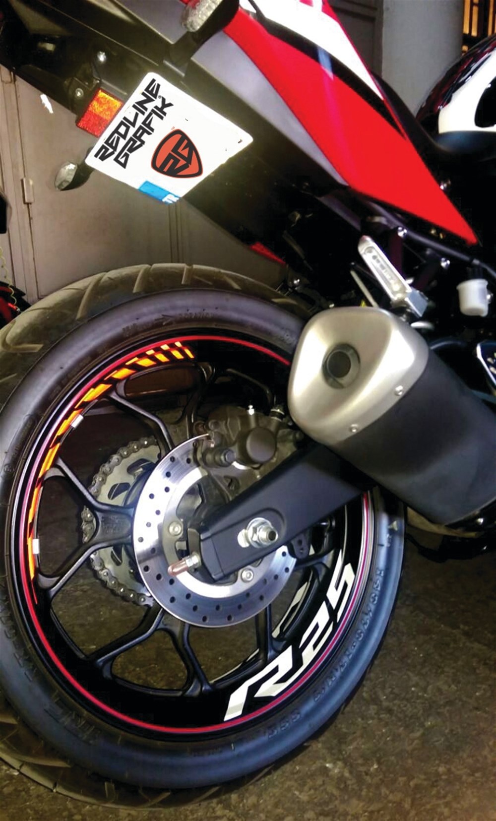 YAMAHA R25 İÇ JANT ŞERİDİ TAKIMI