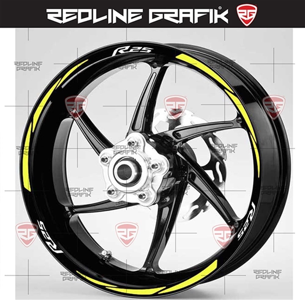 Yamaha R25 Jant Şeridi