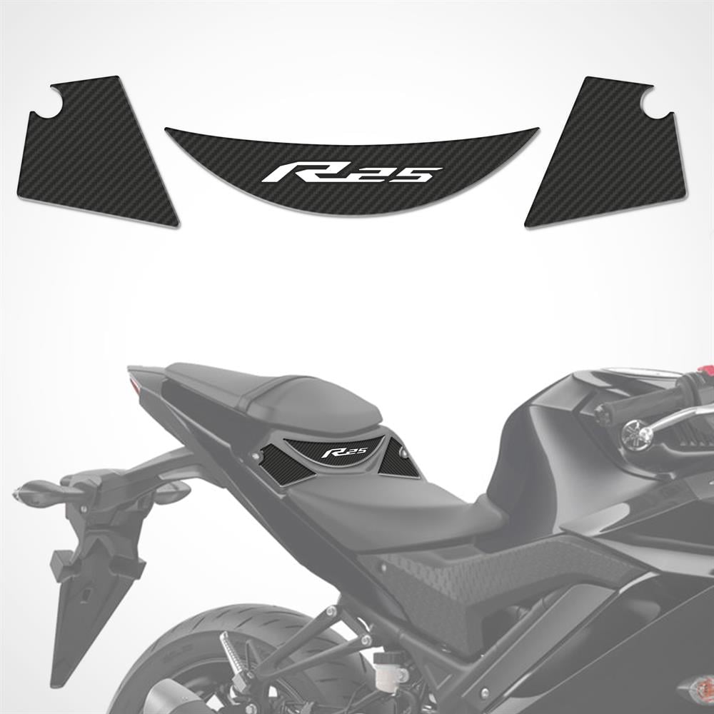 Yamaha R25 Karbon desen Sele Üstü Koruma Pad R 25