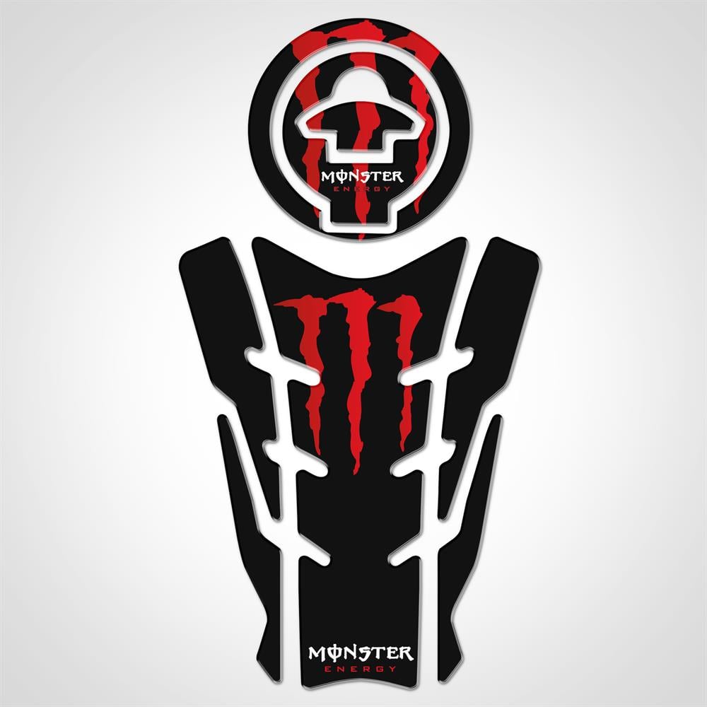 Yamaha R25 Kırmızı Monster Tank Pad & Depo Kapak Pad