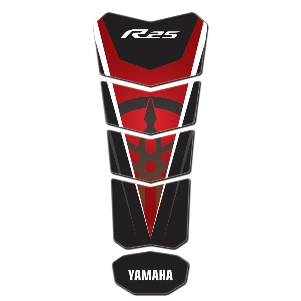 Yamaha R25 Race Red Özel Seri Tank Pad Redlinegrafik 