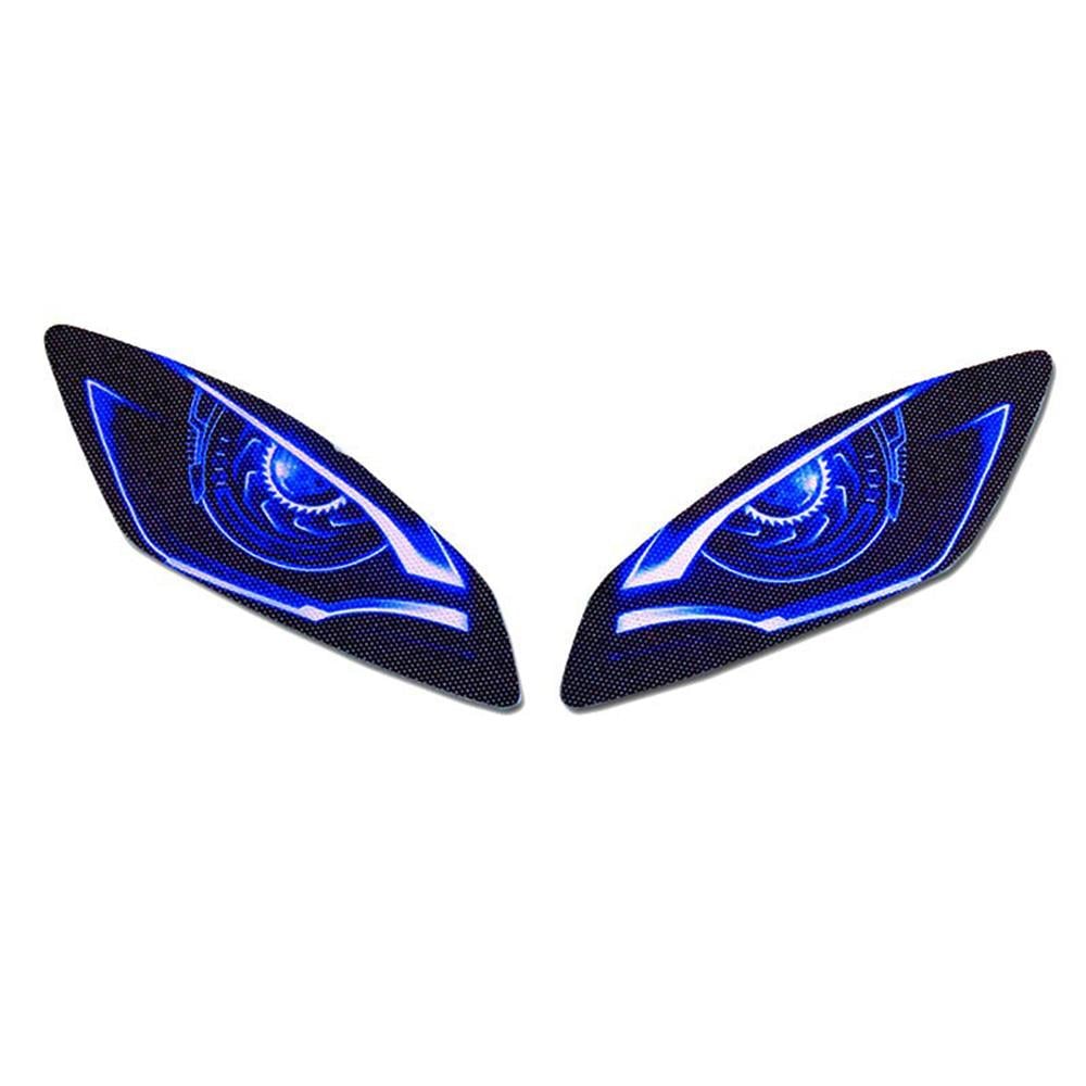 Yamaha R6 Siyah Mavi Far Sticker Far Gözü Far Filesi R 6