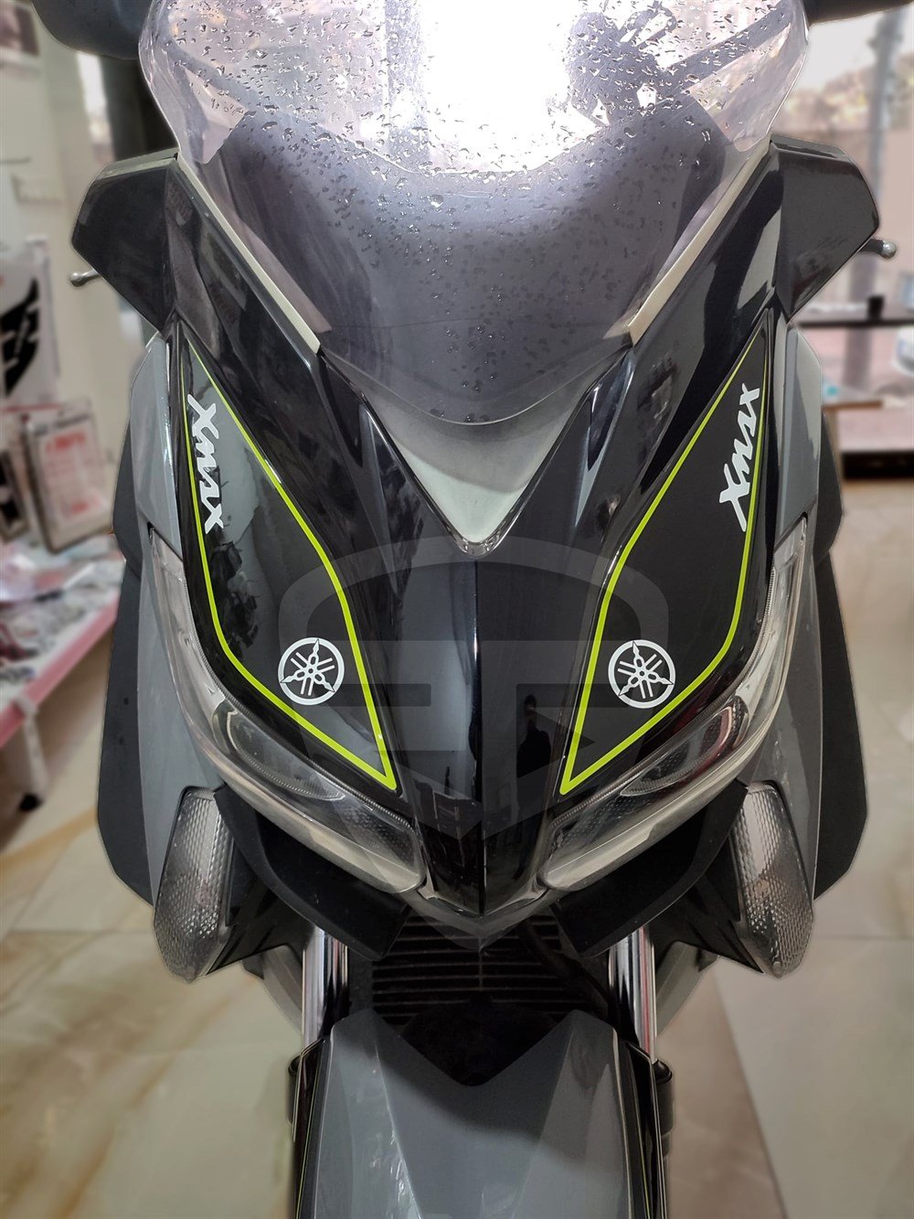 Yamaha Xmax 2014-2017 Full Body kit Sticker Pad Siyah Sarı