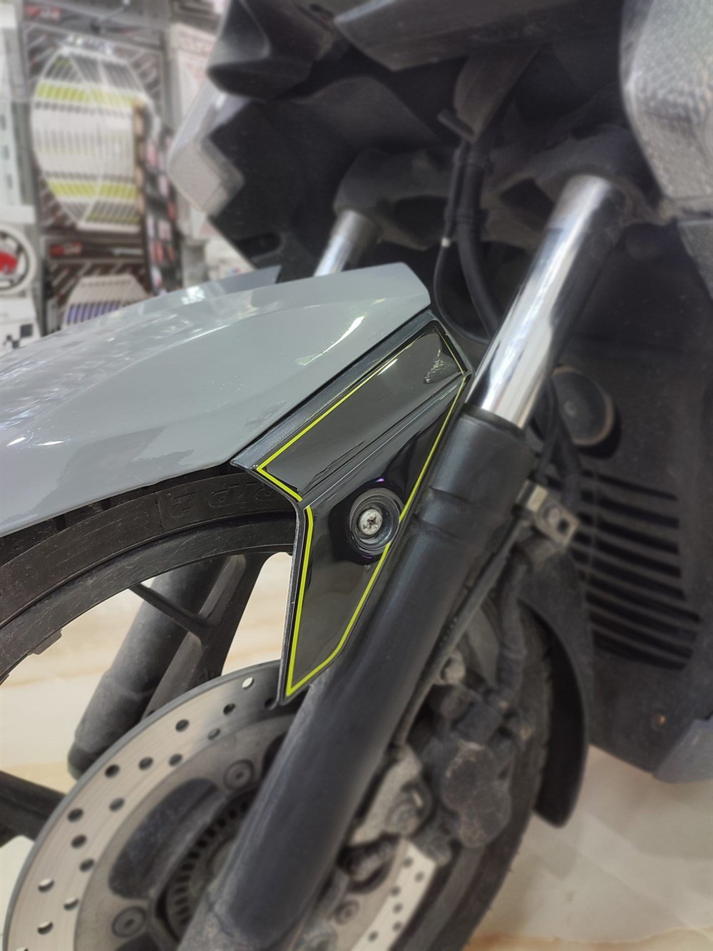Yamaha Xmax 2014-2017 Full Body kit Sticker Pad Siyah Sarı