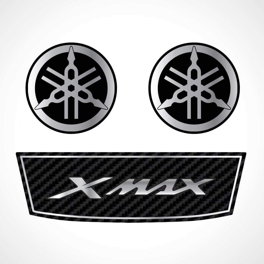 YAMAHA XMAX SISSY BAR VE GİDON GÜMÜŞ YAMAHA LOGOSU 2 ADET