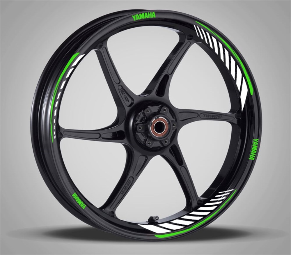 Yamaha Yeşil Beyaz Jant Şerit Takımı