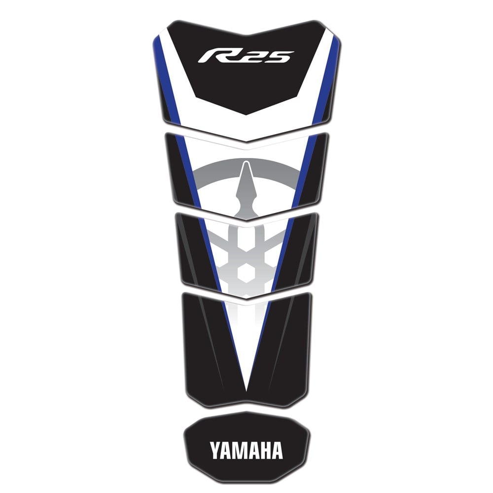 Yamaha Yzf R25 Race Blue Özel Tank Pad Redline Grafik