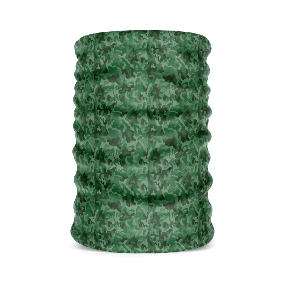 Yeşil Kamuflaj Bandana Saç Bandı Toka Boyunluk